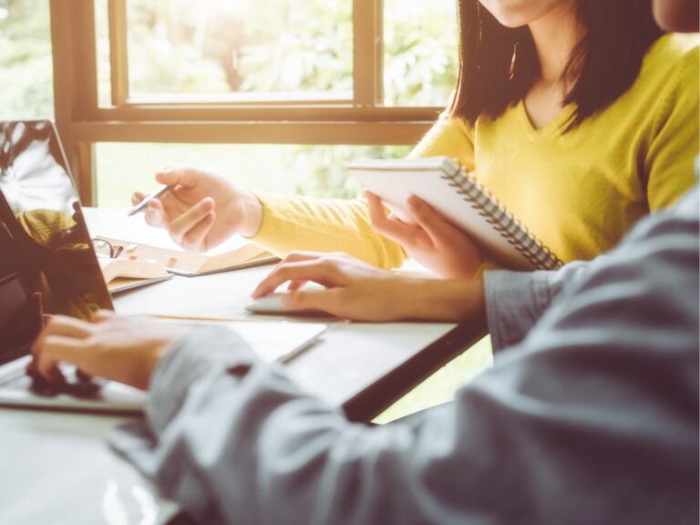 a content team repurposing their content for a new blog