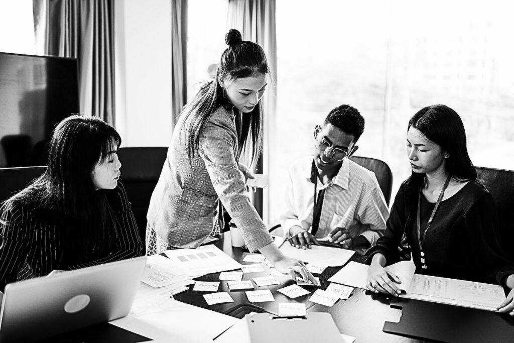 a marketing team focusing on big brand initiatives