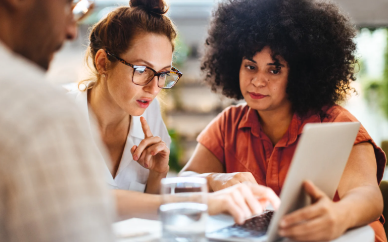 Marketing team forming a lead generation strategy